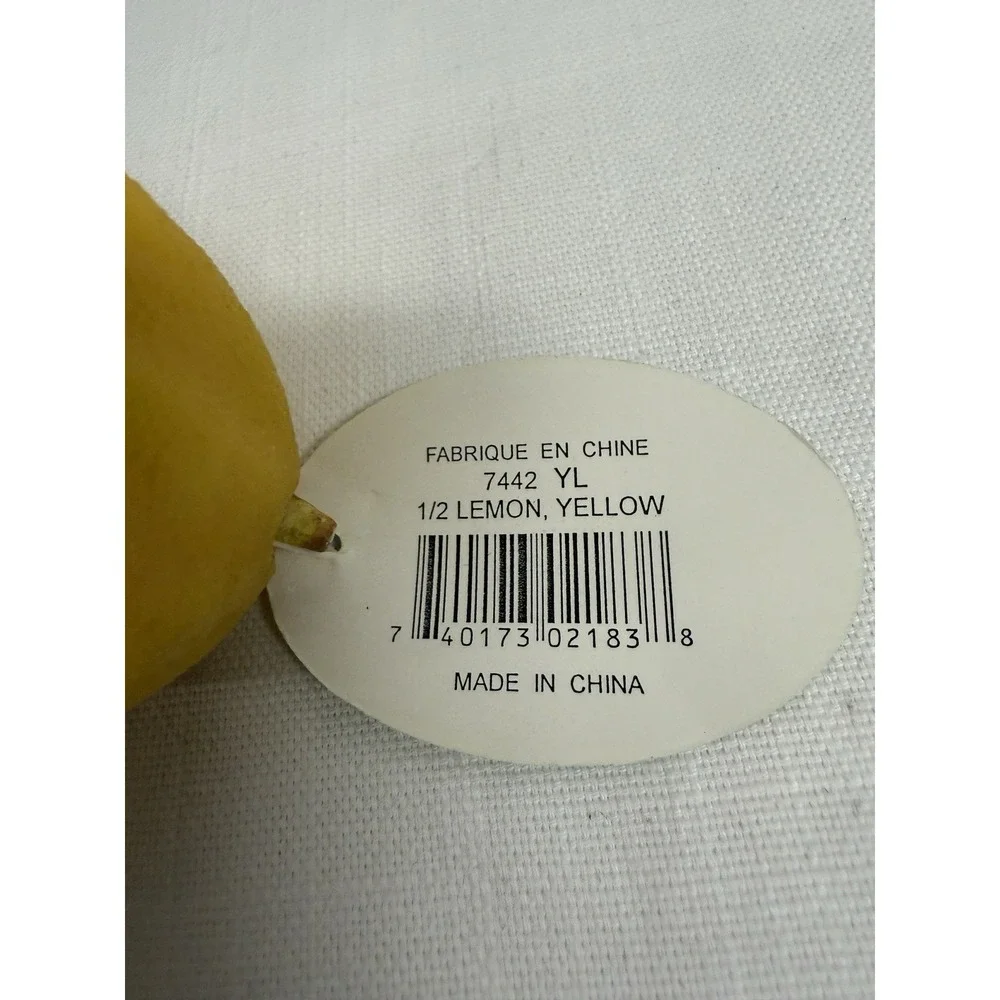 Winward Produce Lemon Faux Fruit Realistic Simulation Hand Painted Prop Decor 15